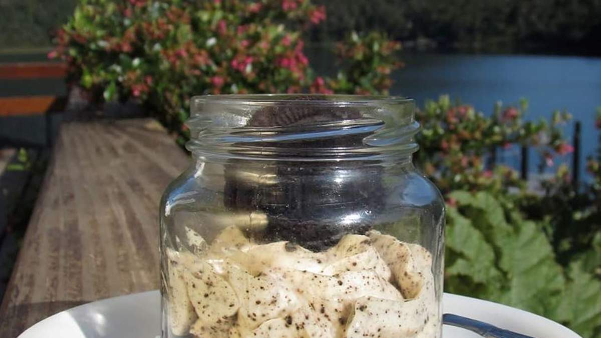 Postre Oreo desde la Cordillera. Fuente: (Facebook)