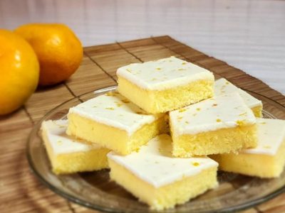 Cuadraditos de mandarina con glasé: aprovechá que esta fruta está re barata y prepará un exquisito postre