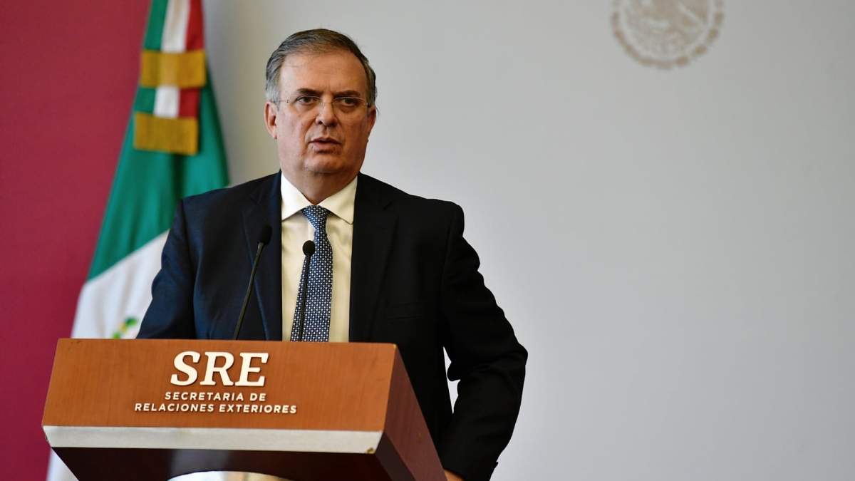 El canciller Marcelo Ebrard