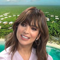 Agustina Cherri mostró las elegantes instalaciones de un hotel de lujo en México