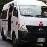 Protegidos por fuerzas federales, transportistas de Taxco, Guerrero, reanudan servicio de pasajeros