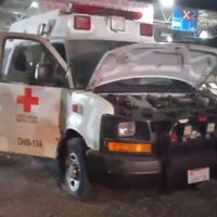 Balean y queman ambulancia de la Cruz Roja en Chiapas