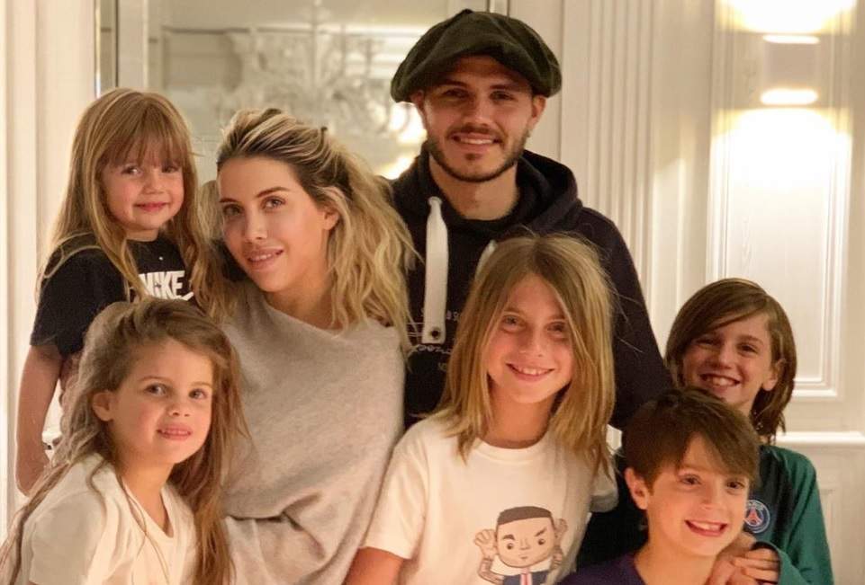 Wanda Nara y Mauro Icardi. Fuente: (Instagram)