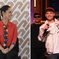 Peso Pluma "es muy bueno": Sheinbaum se deslinda de canción adaptada "Ella baila sola”