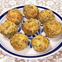 Con solo 2 zapallitos y choclo: preparate estos increíbles y jugosos muffins salados