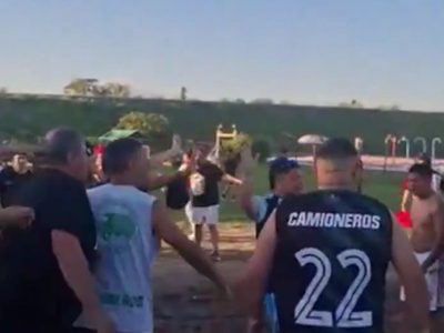 Dos facciones de Camioneros se enfrentaron en una batalla campal