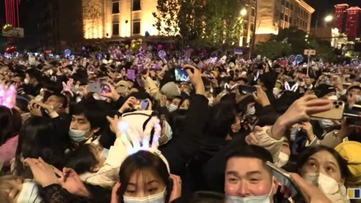 Imágenes de la celebración en Wuhan