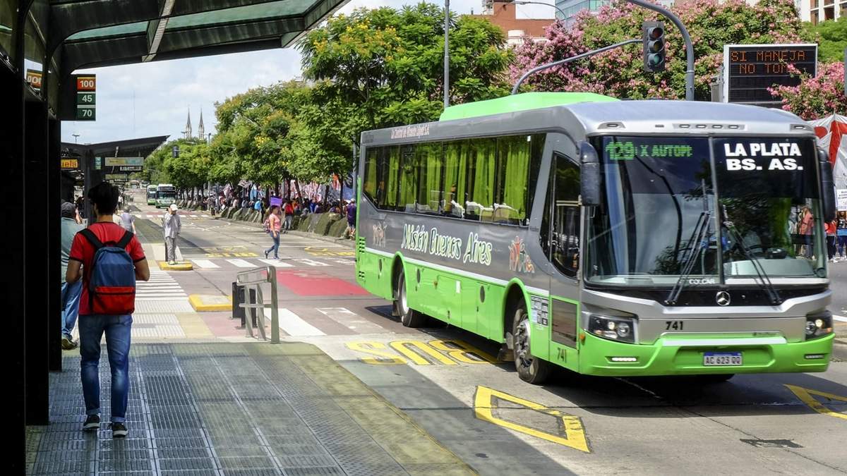 Paro nacional de colectivos. Fuente: (Twitter)