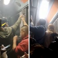 Humo en los vagones: así vivieron los pasajeros el corto circuito en la Línea B del Metro (Videos)