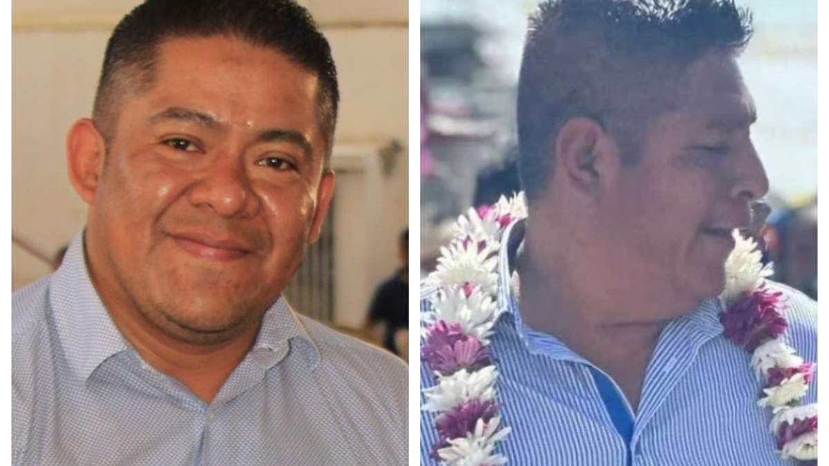 Los exalcaldes de Zapotitlán de Méndez, Emiliano Vázquez Bonilla, y de Acteopan, Álvaro Tapia Castillo