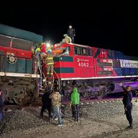 Chocan locomotoras de frente en Amacueca, Jalisco; hay siete lesionados