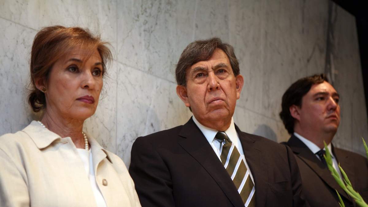 Celeste Batel siempre mantuvo un perfil bajo, en la imagen durante un homenaje luctuoso al expresidente Lázaro Cárdenas
