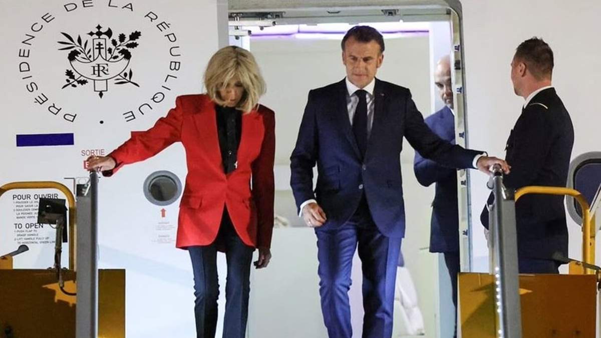 Brigitte Macron y Emmanuel Macron