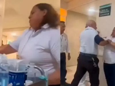 Enfermera del IMSS en Chihuahua agrede a compañeros con jeringas contaminadas (Video)