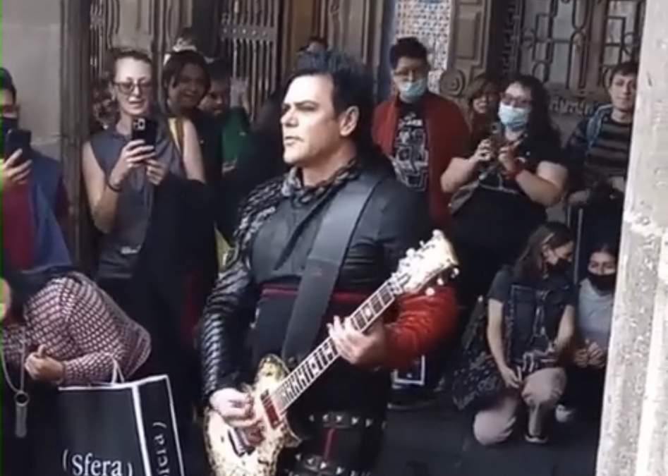 Richard Kruspe en el Zócalo