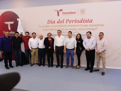 Imprescindible labor  de las y los periodistas para un mejor Tamaulipas: Américo