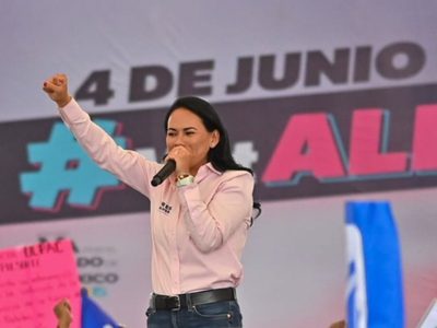 Elección Edomex: Alejandra Del Moral afirma que le pisa los talones a Morena