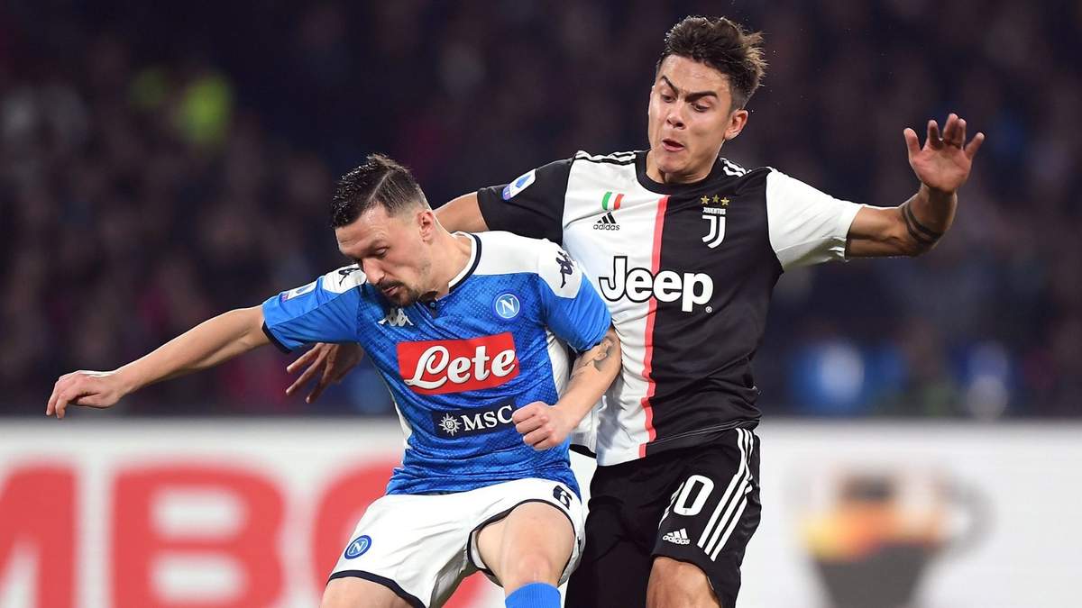 Juventus vs Napoli. Fuente (Instagram)