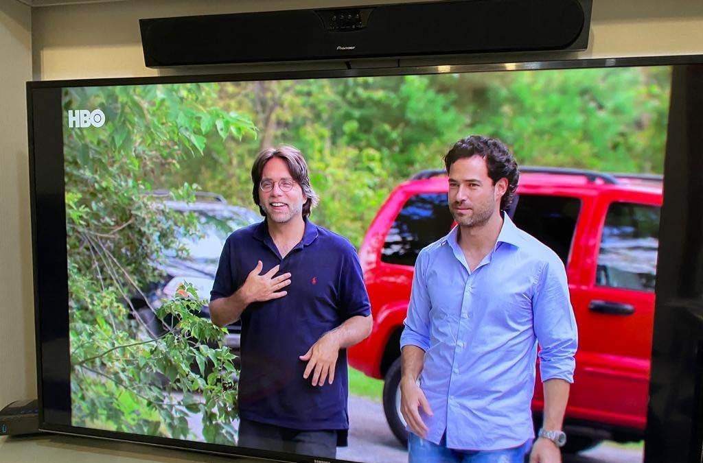 Keith Raniere y Emiliano Salinas
