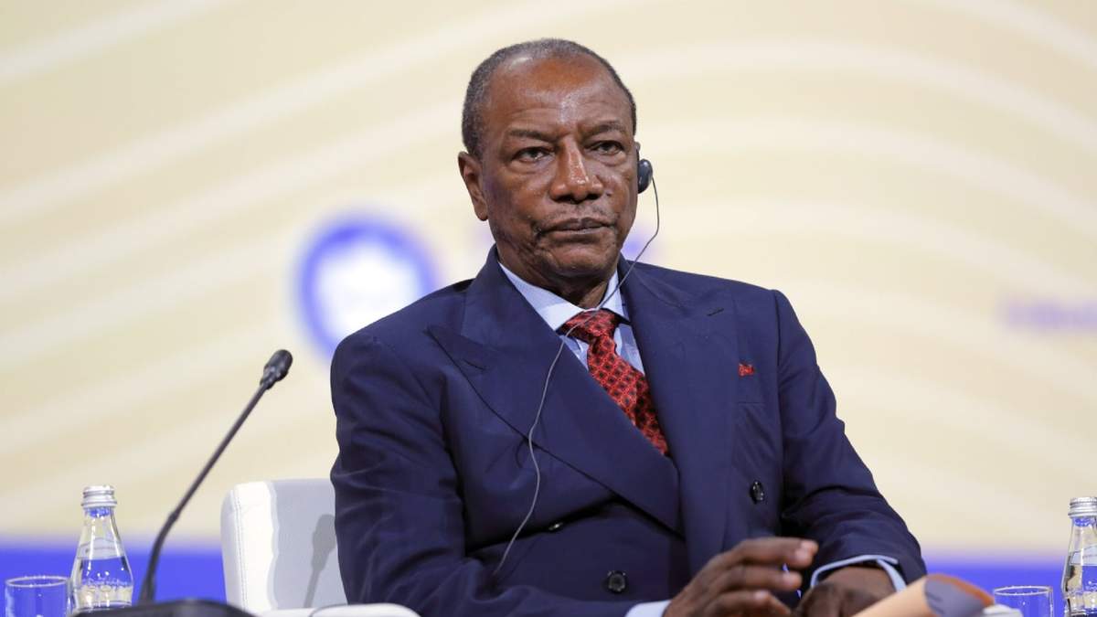 Alpha Condé, presidente de Guinea Conakry. Fuente: (Twitter)