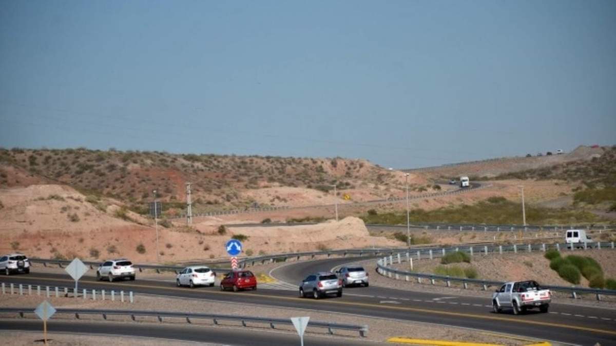 Ruta 7 y autovía. Fuete: (Twitter)