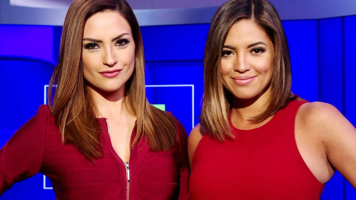 Michelle Galvan y Pamela Silva. Fuente: (Twitter).