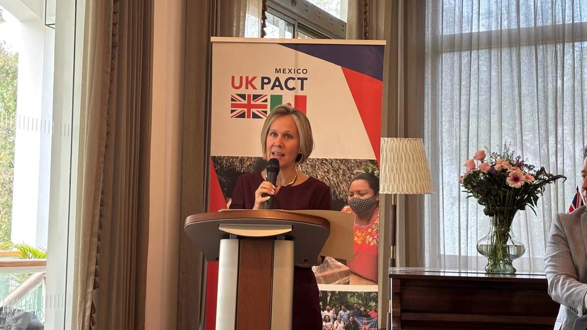 La embajadora británica Susannah Goshko