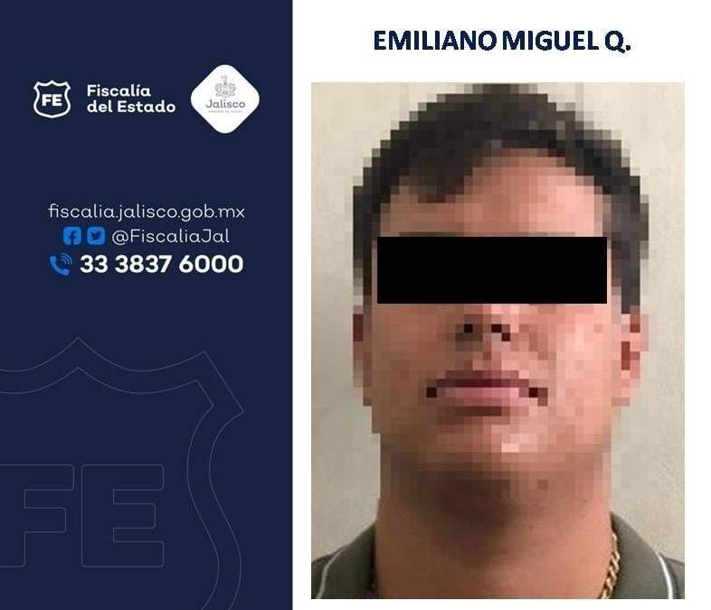 Emiliano Miguel Q, acusado del homicidio del hijo de un exdiputado de Morena en Zapopan