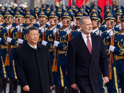 Xi Jinping recibió al rey de España en Pekín