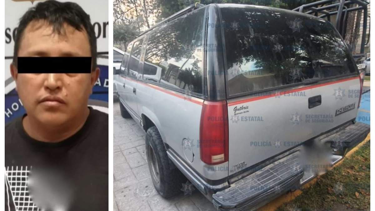 Marco “N”, de 47 años de edad, fue detenido cuando circulaba en una camioneta