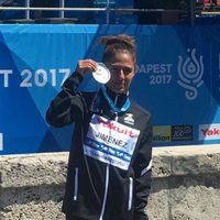 Adriana Jiménez es de 'altura”: gana plata en plataforma de 20 metros en Mundial de Natación