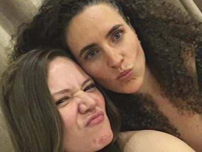 Joy Huerta mostró la fabulosa portada que realizó junto a su esposa
