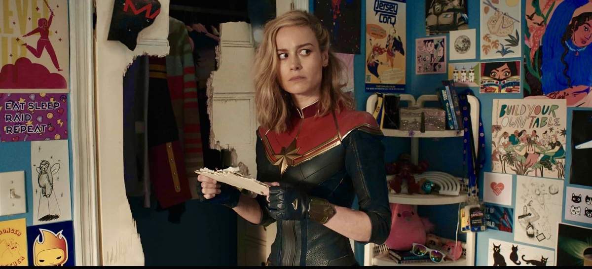 Brie Larson en una escena de la película The Marvels