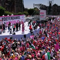 “Marea rosa”: Xóchitl Gálvez pide defender la vida, la verdad y la democracia