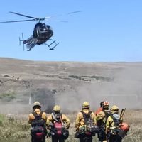 Con aviones, helicópteros y 80 brigadistas combaten el incendio en Valle Magdalena