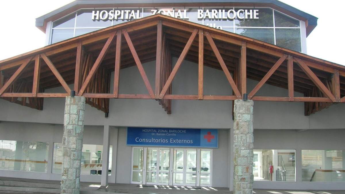 Hospital Ramón Carrillo de Bariloche Fuente: (Twitter)