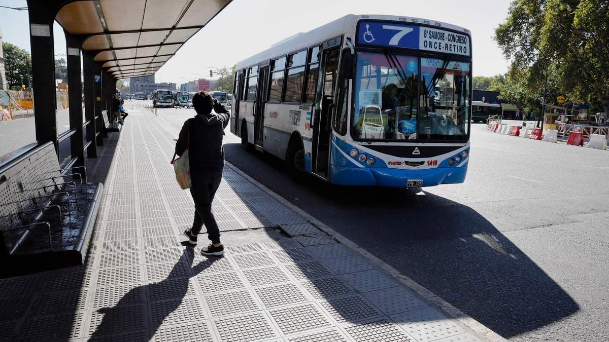 Paro de colectivos. Fuente: (Twitter)
