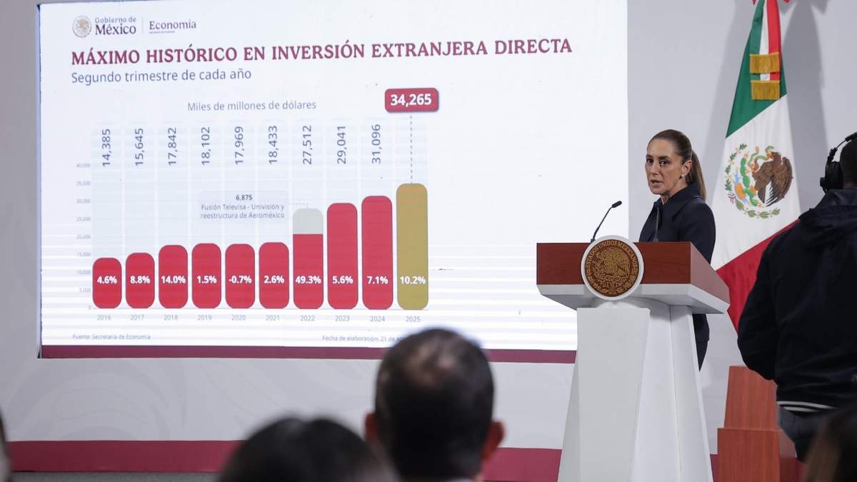 La presidenta Claudia Sheinbaum