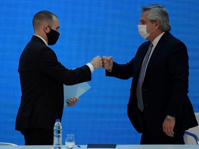 Hubo reunión entre Alberto Fernández y Martín Guzmán: qué temas se trataron