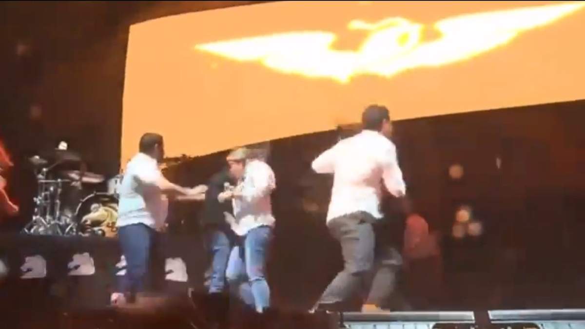 El momento del accidente