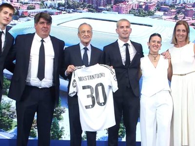 "Se cumple un sueño": Franco Mastantuono tuvo su esperada presentación en Real Madrid