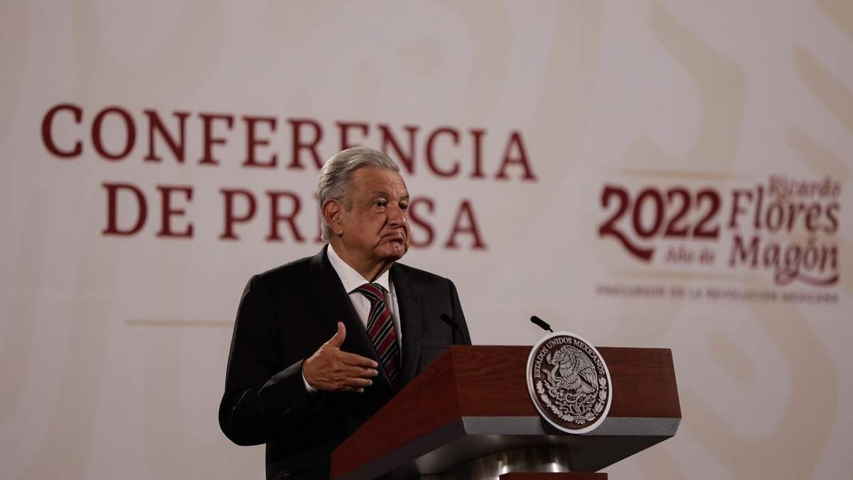El presidente durante la conferencia de este miércoles
