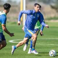 Di María se prepara para su primer clásico rosarino