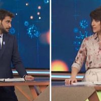 ¿Y ahora qué pasó? Diego Leuco interrumpió a María Laura Santillán en Telenoche por un reclamo