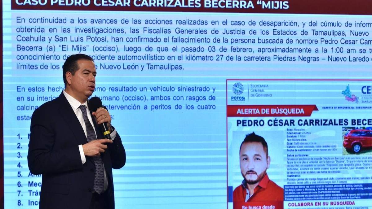 El gobierno trabajo todavía en el caso de la muerte de Pedro Carrizales