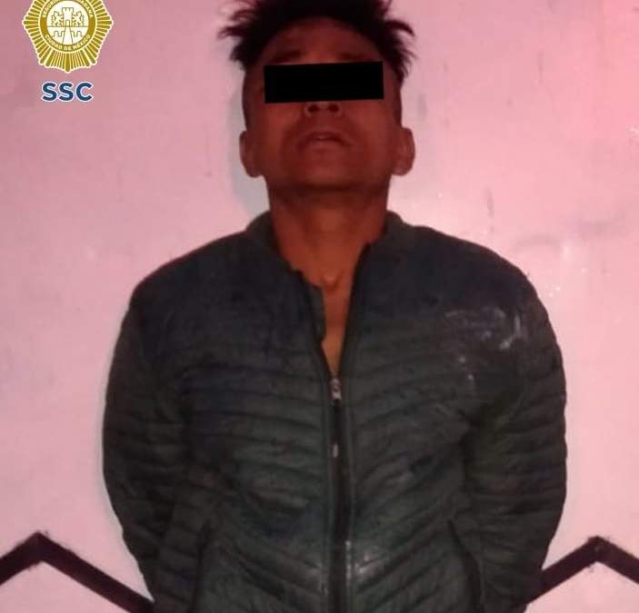El detenido, quien cuenta con seis ingresos al Sistema Penitenciario de la CDMX, fue presentado ante el Ministerio Público