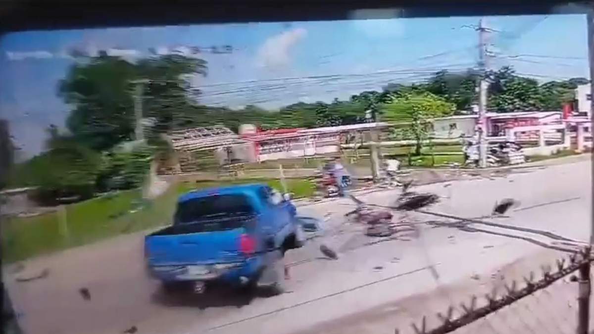 Momento del accidente