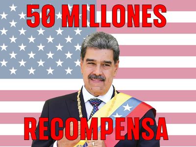 Estados Unidos ofrece 50 millones de dólares por la captura de Nicolás Maduro, la cifra récord del programa de recompensas