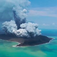 El océano Pacífico se tragó el cráter del volcán de Tonga y a sus dos islas: así se ve ahora