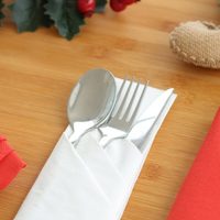 El trucazo para decorar tu mesa en Navidad y colocar las servilletas con estilo